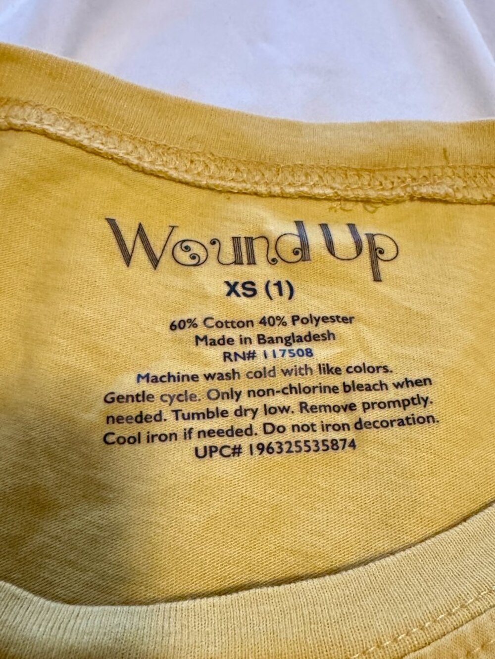 Positive Vibes Only! ✨ Yellow Graphic Tee - Picture 3 of 4